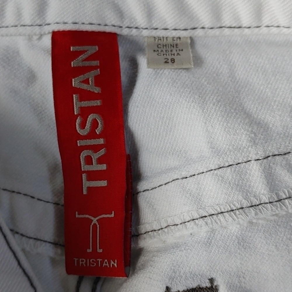 Tristan Women's white Denim Jeans‎ size 28 - Picture 11 of 12